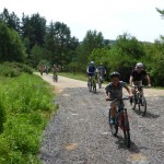 Beim radeln